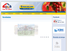 Tablet Screenshot of casadocolono.com